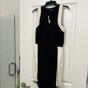 Banana Republic Black and White Mini Dress